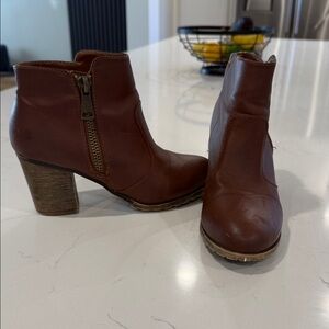 Altar'd State Chestnut Heeled Boots
